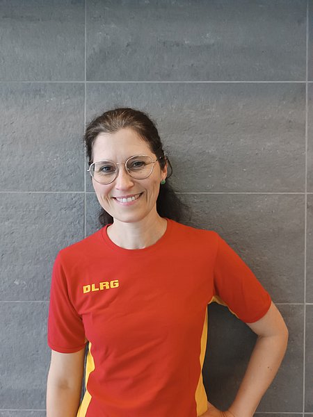 Anfängerschwimmen: Angela Winkler